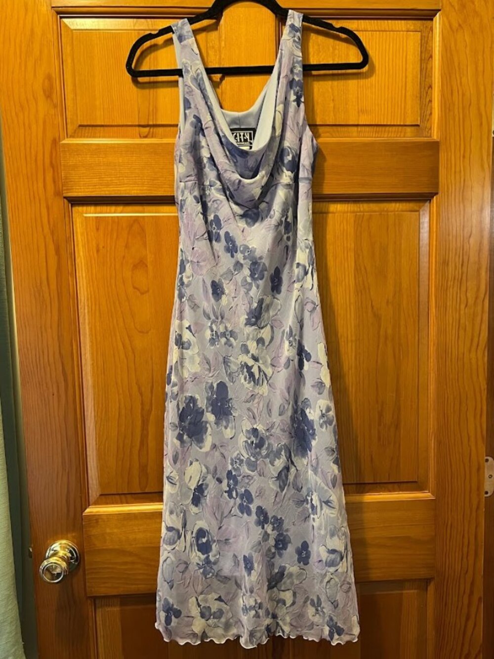 Vintage City Triangles Floral Midi Dress